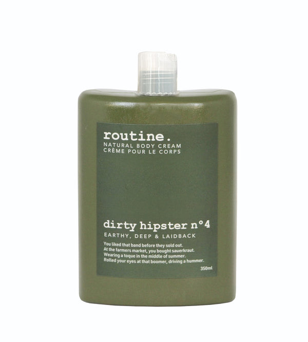 Dirty Hipster No. 4 Botanic Body Cream 350ml | Routine Goods